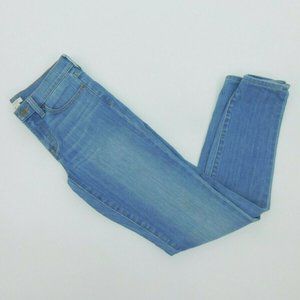 J. CREW Womens Mid Rise SKINNY Jeans Light Wash
